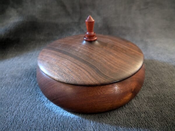 Large covered finial box