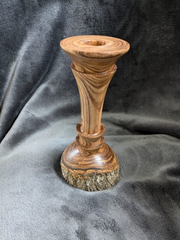 Live Edge Walnut Candlestick