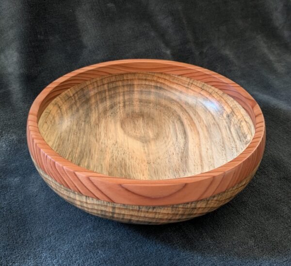 Blue Pine and Redwood Bowl